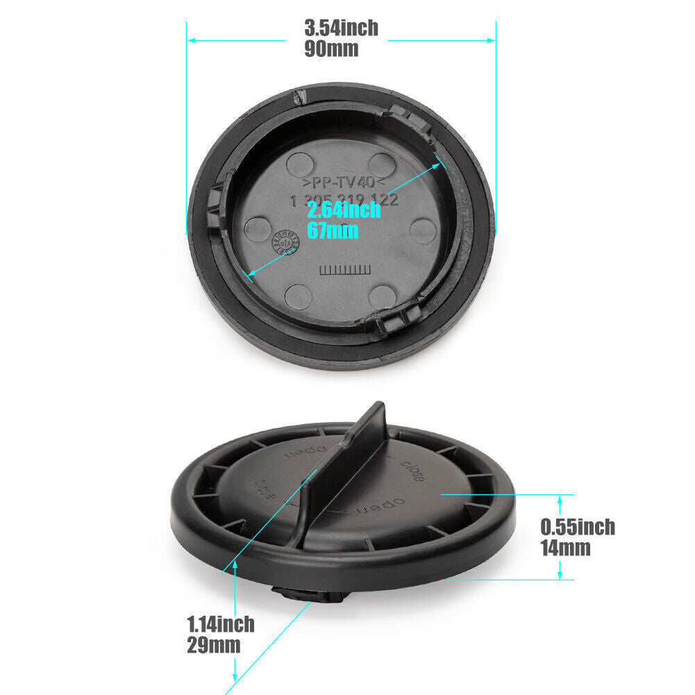 Headlight bulb dust cover suitable for Mercedes W204 W171 W212 W222, size 3.54