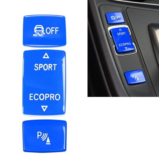 Schaltknopf Trim F¨¹r for BMW F20 F21 F22 F23 F30 F31 F31 F33 F33 F31 F33 F36 Blau