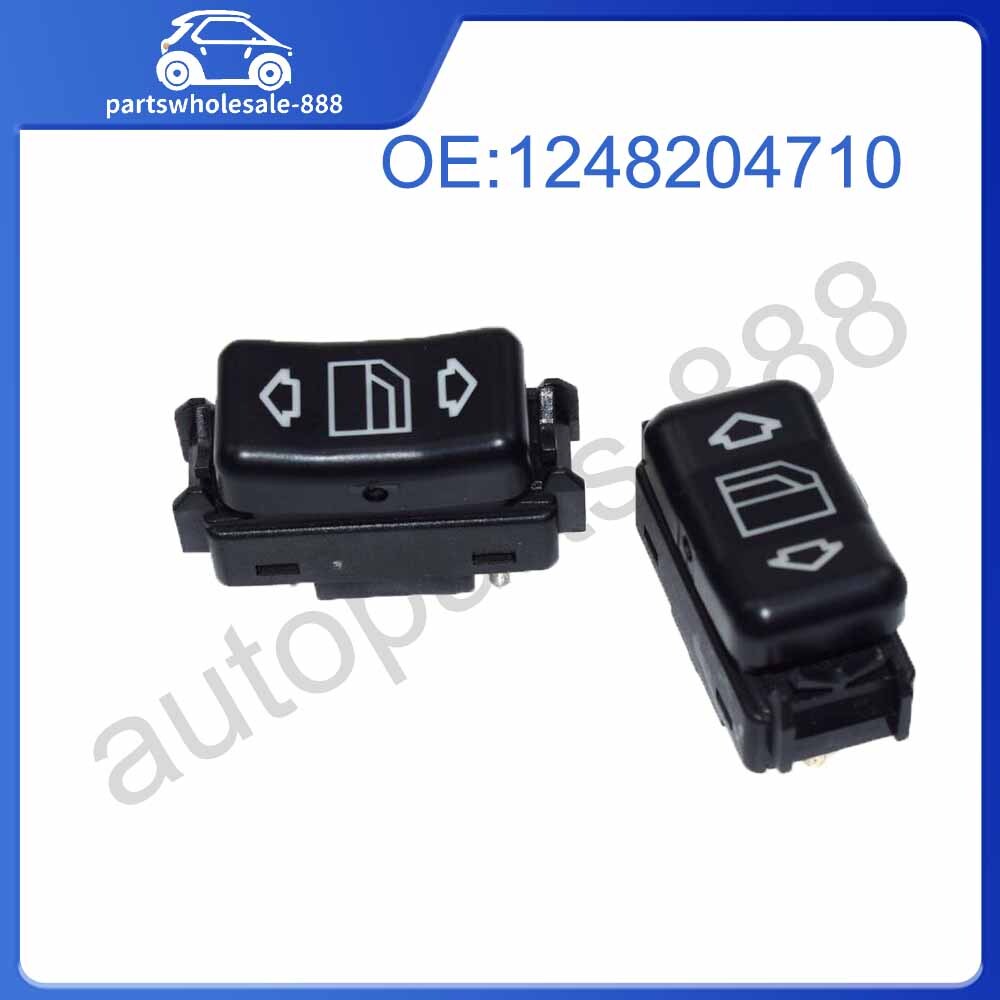 1248204710 Electric Power Window Switch LeftRight for Benz 260E 300E 300CE