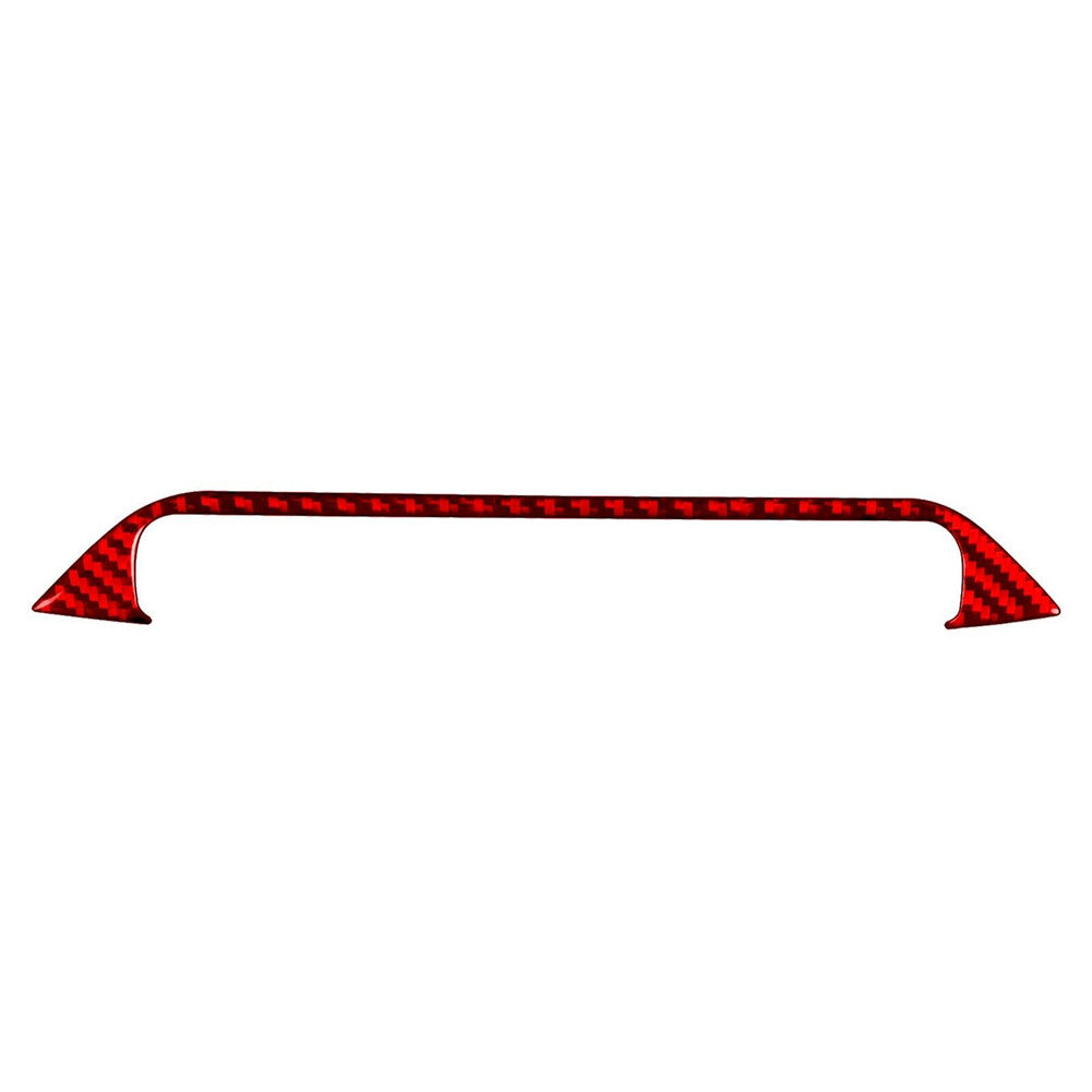Red Carbon Fiber Below Center Console Trim For Silverado for GMC for SIERRA 2014-2018