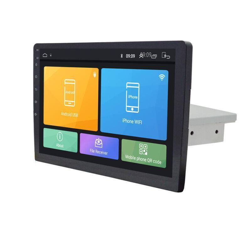 Auto 1 Din Stereo Radio Adjustable Android 8.1 10.1 Quad-core for RAM 1GB ROM 16GB