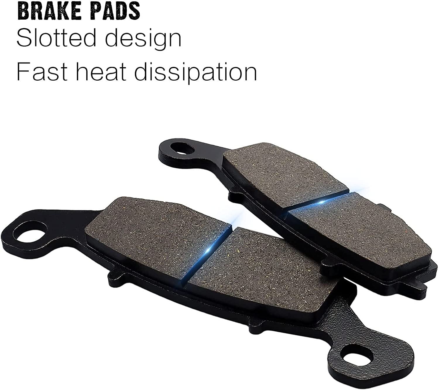 Brake Pads Front Rear for Kawasaki Vulcan 1500 VN1500/Vulcan 1600 VN1600 Classic