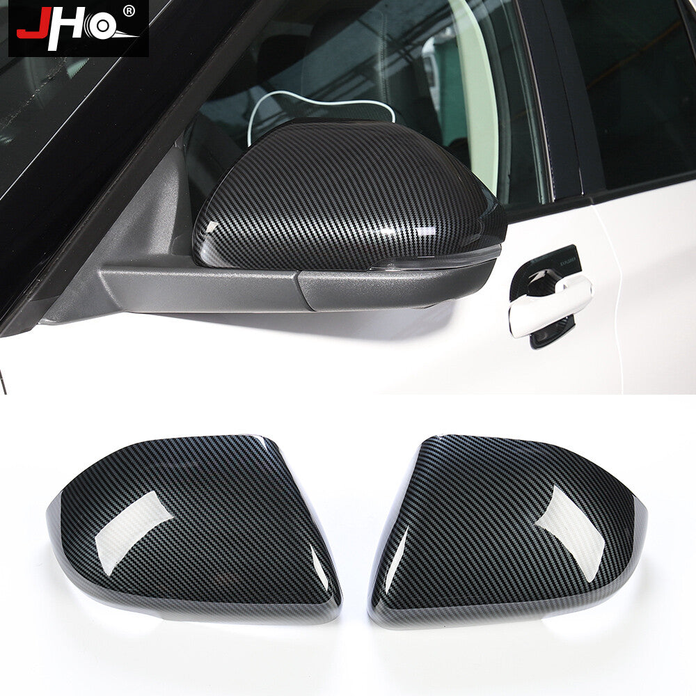 Carbon Fiber Car Rear View Mirror Cover Trim Frame Decor for Ford Explorer 2020+