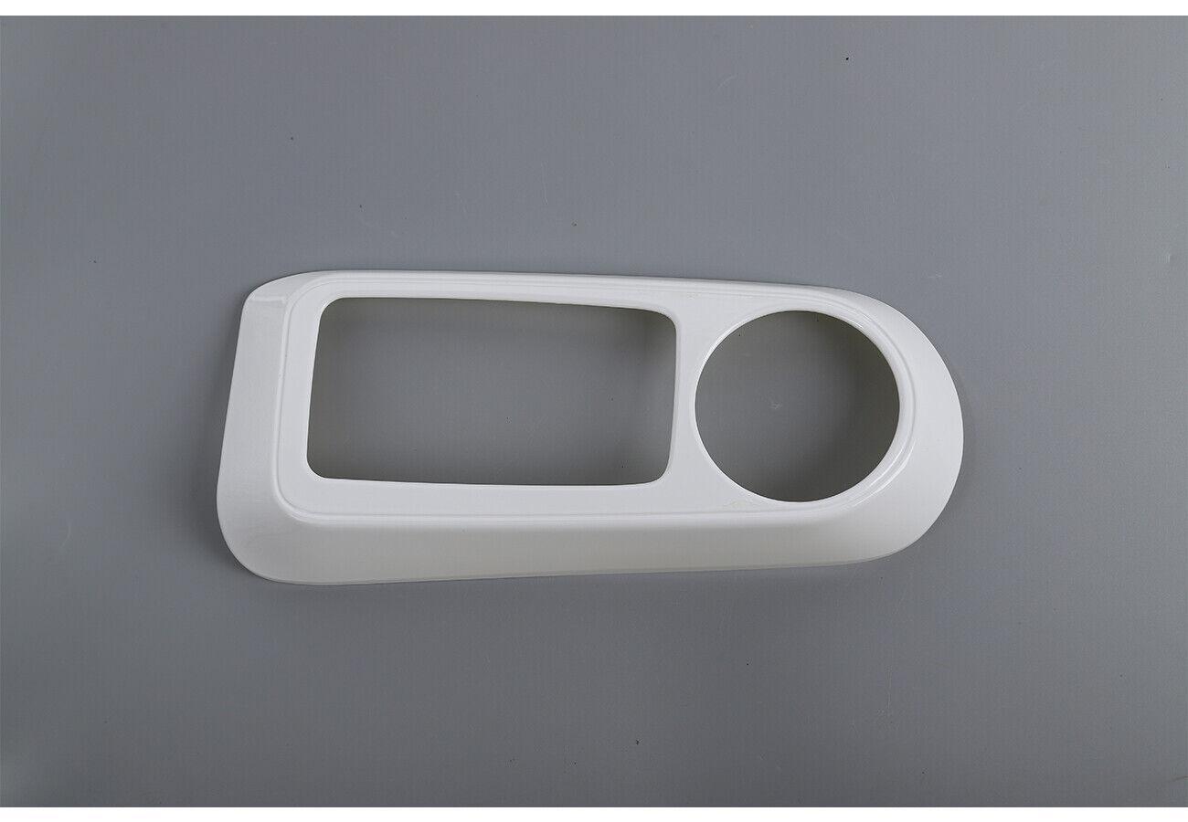 2021-2023 for Ford Bronco Gearbox Gear Shift Panel Cover Trim Decor White ABS