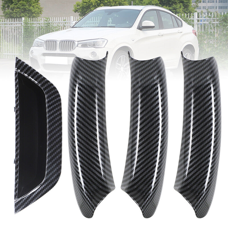 Interior Handle Inside Door Panel Pull Trim Cover fit for BMW X3 X4 F25 F26 2010-17