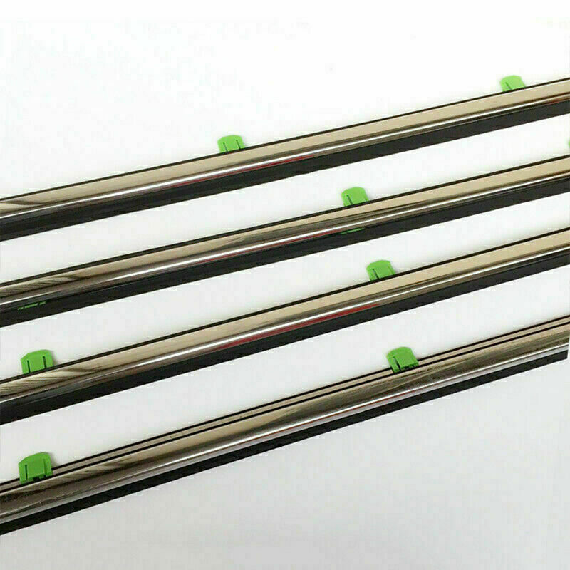 for Honda CRV CR-V 2007-11 SUV Car Quarter  Door Belt Moulding W/ Chrome Strips
