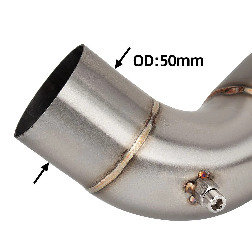 for BMW F750GS F850GS F750 F850 GS Motorcycle Exhaust Middle Link Adapter Pipe