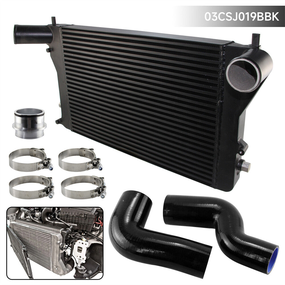 FMIC Intercooler Kit for VW for Golf GTI 06-10 2.0T MK5 MK6 A3/S3 (VERSION 2) Black