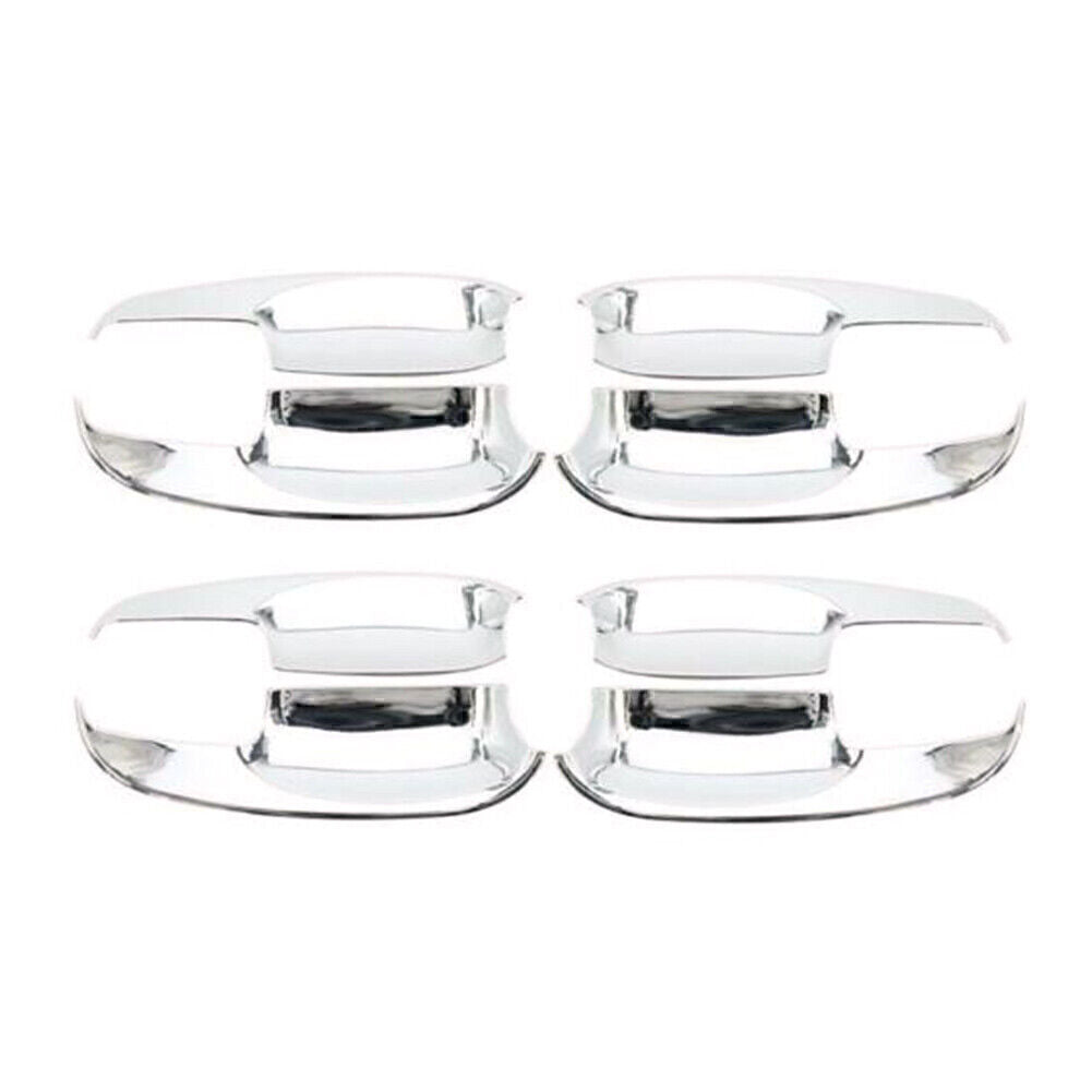 8pcs Chrome Side Door Bowl Cover Trim for Subaru Forester 2013-18 2014 15 16 17