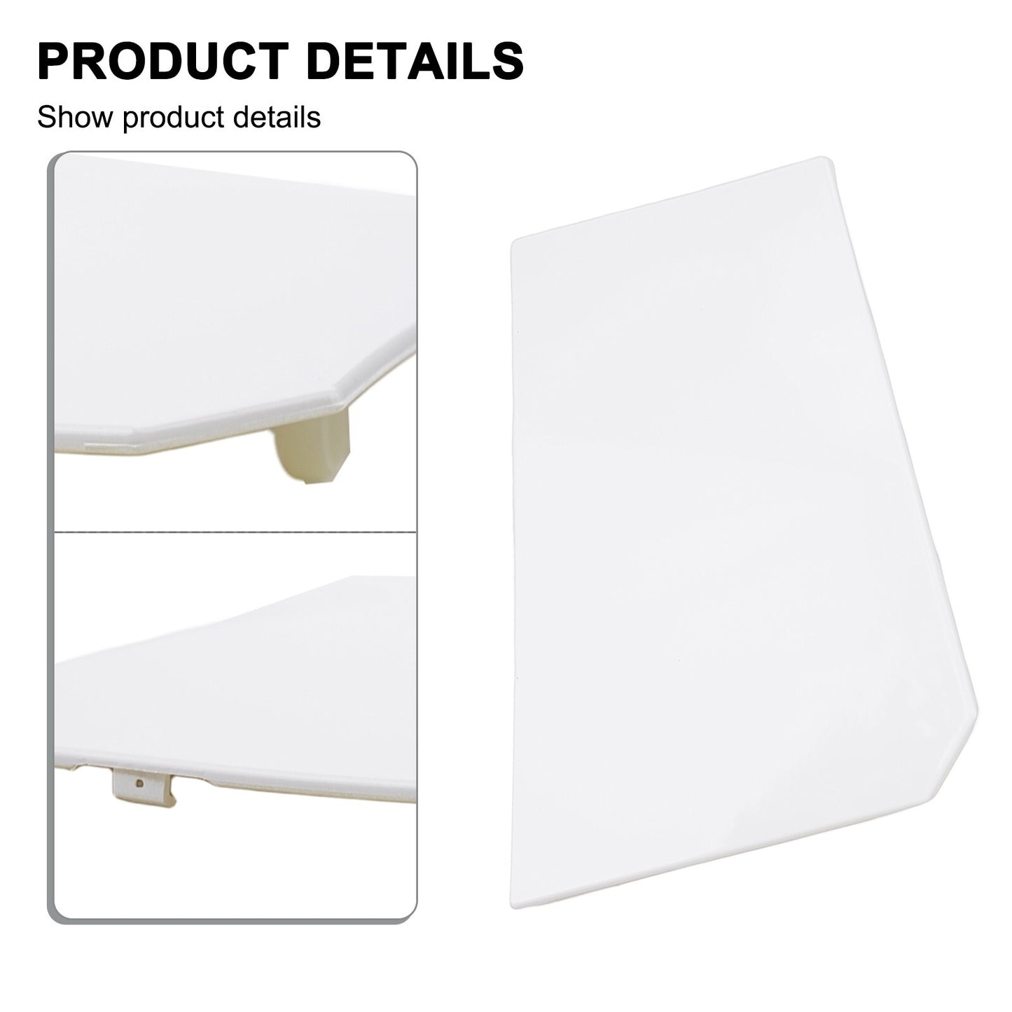 White Fuel Fill Door 5XP08GW7AC for Ram For ProMaster 1500 2500 3500 14-21