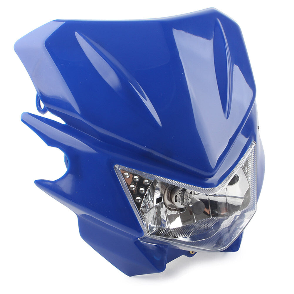 Verkleidungsscheinwerfer Scheinwerfer Hi / Lo Blau f¨¹r Street Fighter Dirt Bike
