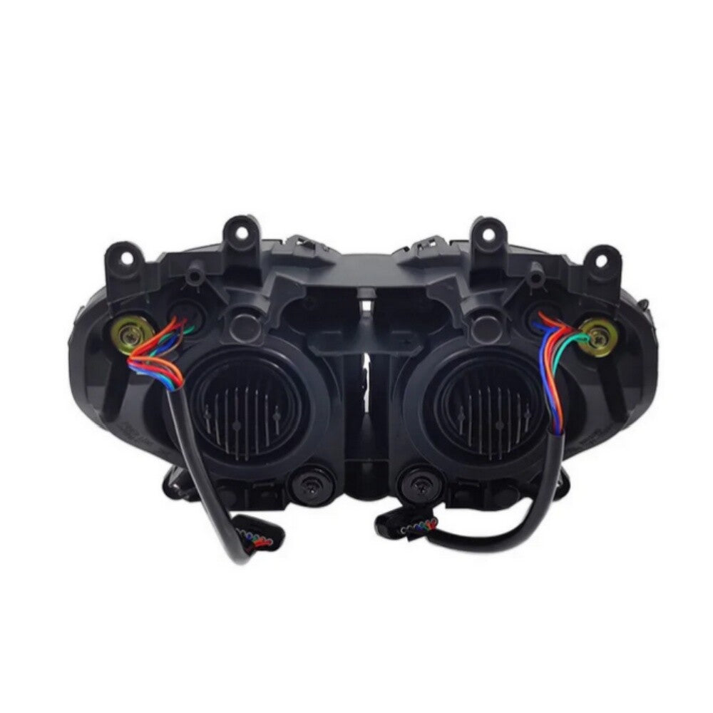 Motorcycle Front Headlight Headlamp Assembly Black for Kawasaki Z1000 2014-2024