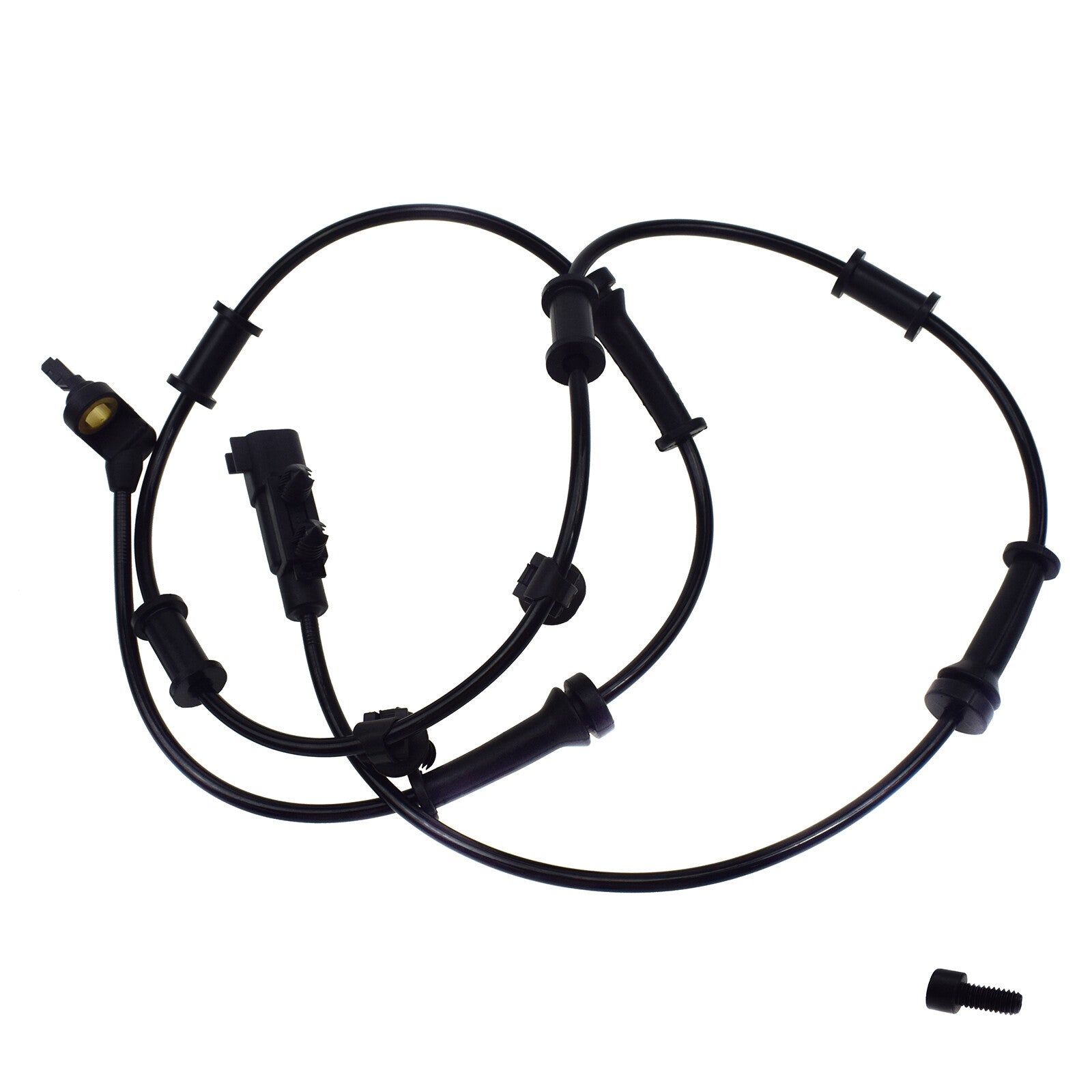 2-Piece Front ABS Wheel Speed Sensor for 2007-2017 for Jeep for Wrangler JK - Original Equipment Manufacturer 68003281AC