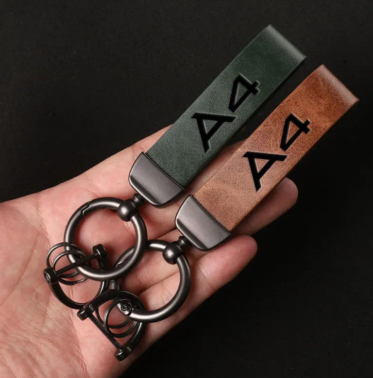 Car keychain/key ring with lanyard, car accessories, wavy blue, suitable for Honda for Acura .