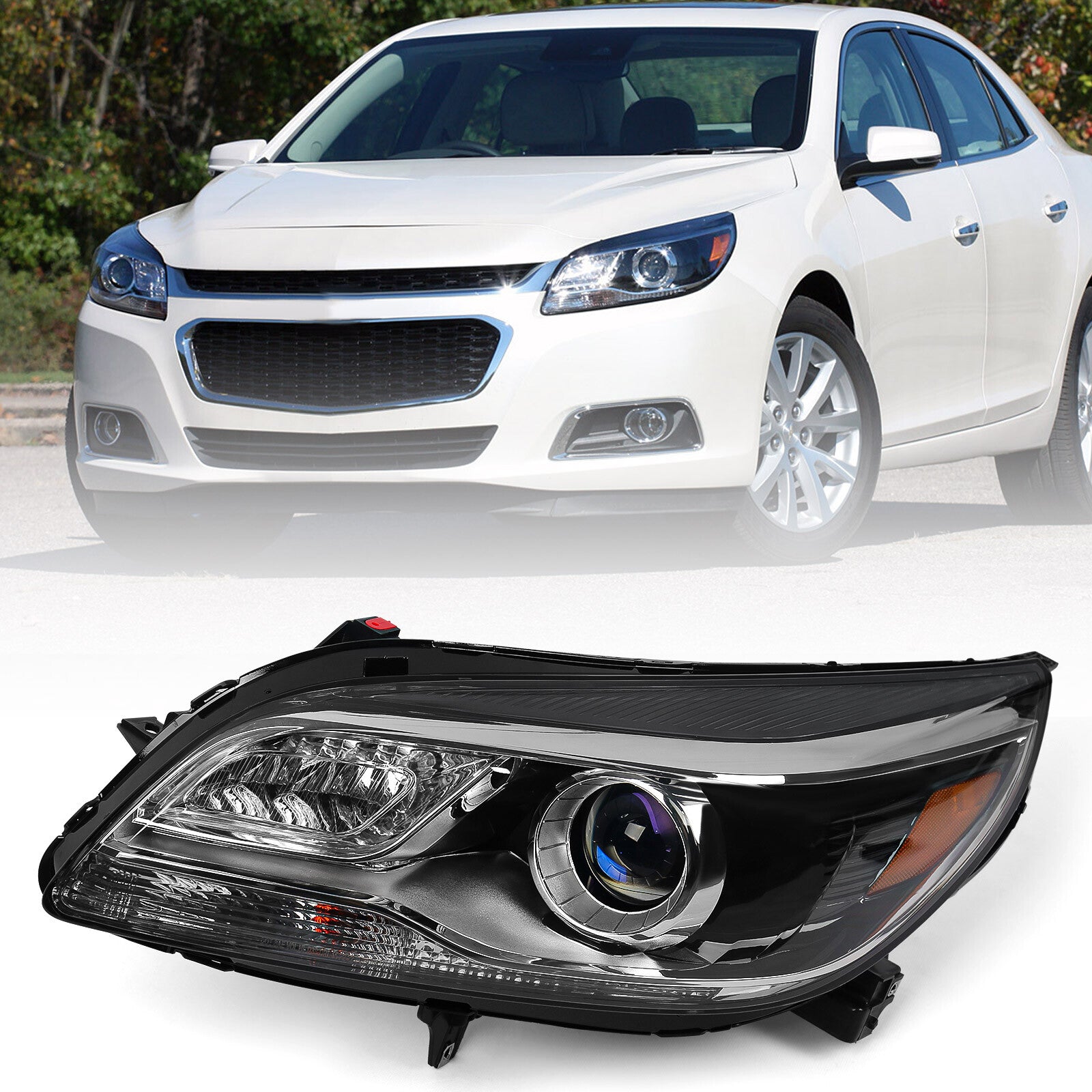 Driver For 2013 2014 2015 for Chevrolet for Chevy Malibu HID/Xenon Headlight headLamp