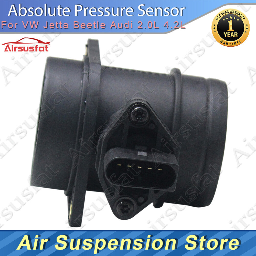 for VW for Jetta Beetle for Audi 2.0L 4.2L Mass Air Flow Sensor MAF Meter New 06A906461G