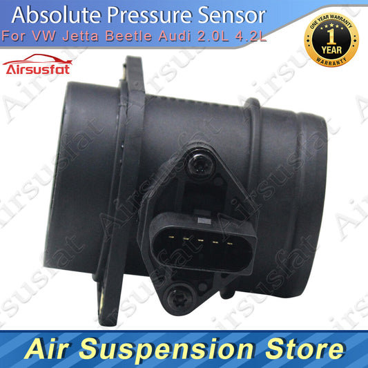 for VW for Jetta Beetle for Audi 2.0L 4.2L Mass Air Flow Sensor MAF Meter New 06A906461G