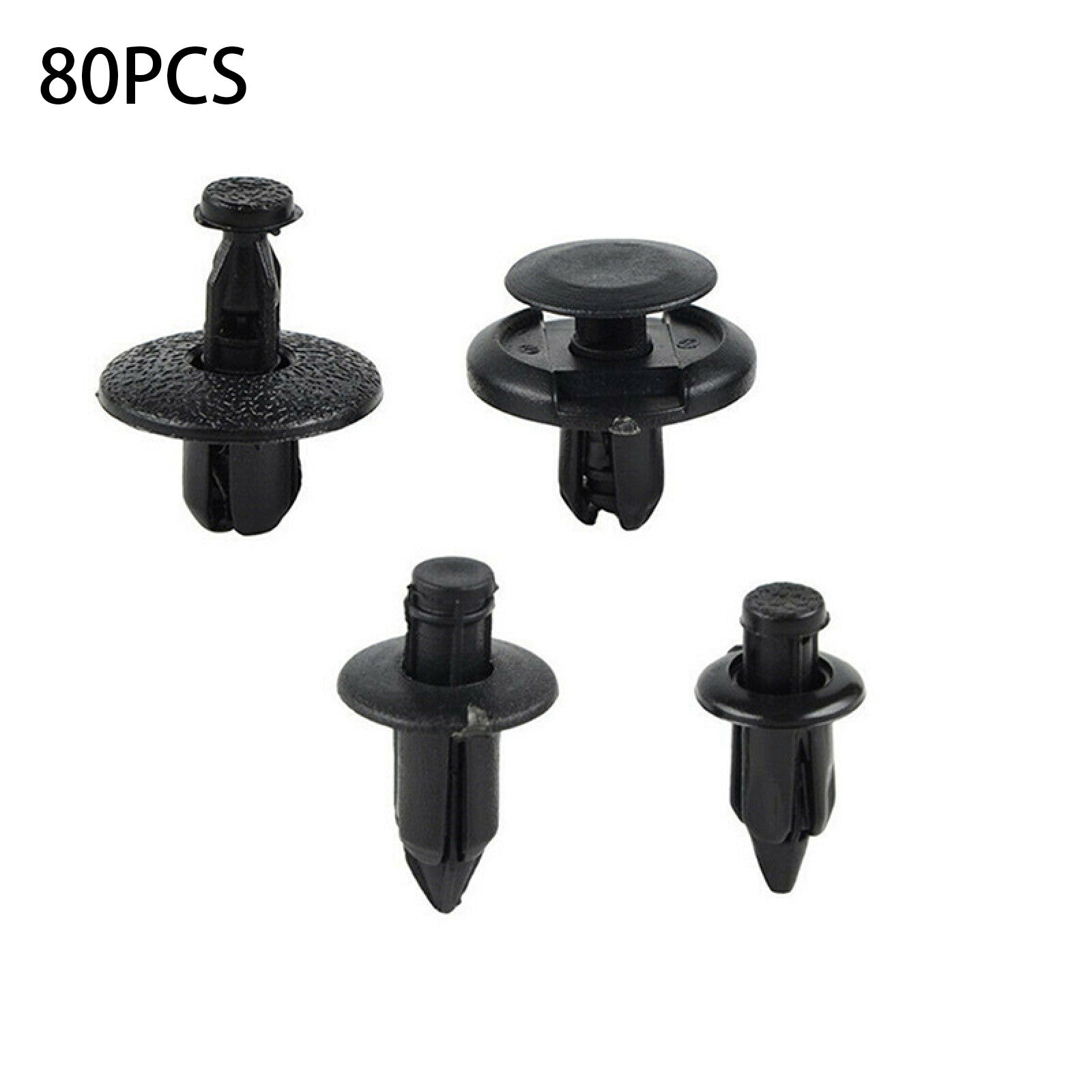 80Pack 4 Kinds Motorcycle ATV Fairing Bolt Bodywork Push Pry Rivets Pin Kit