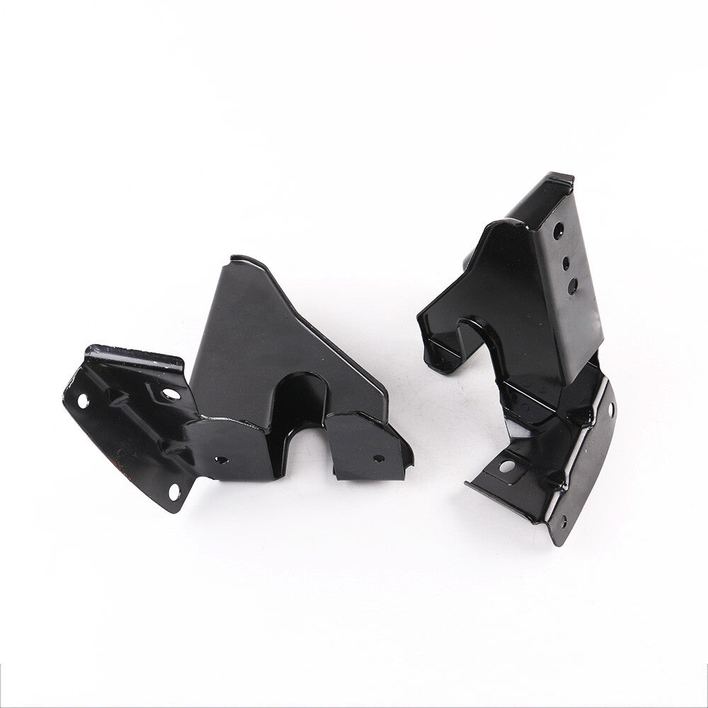 2pcs Front Hood Lock Bracket Black Left Right for BMW 325i 328i 330i 335i 335d