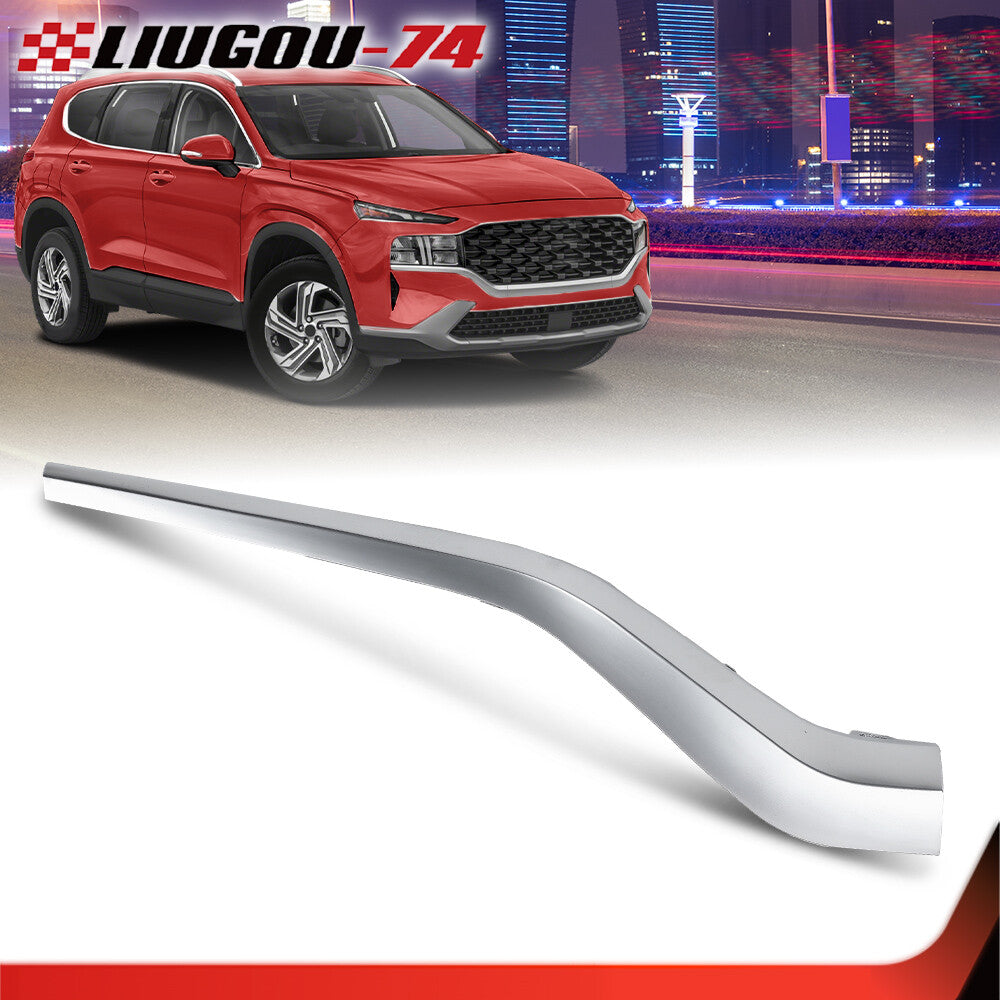 Brand new, fits 21-23 Santa Fe front bumper center molded right passenger side.
