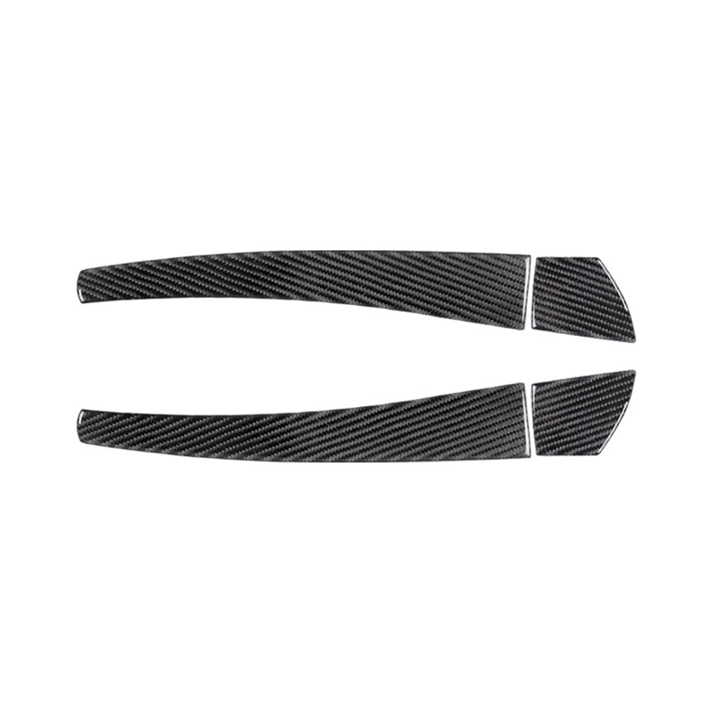4x carbon fiber door armrests trim for BMW 1 Series convertible E82/E88 2008-2013