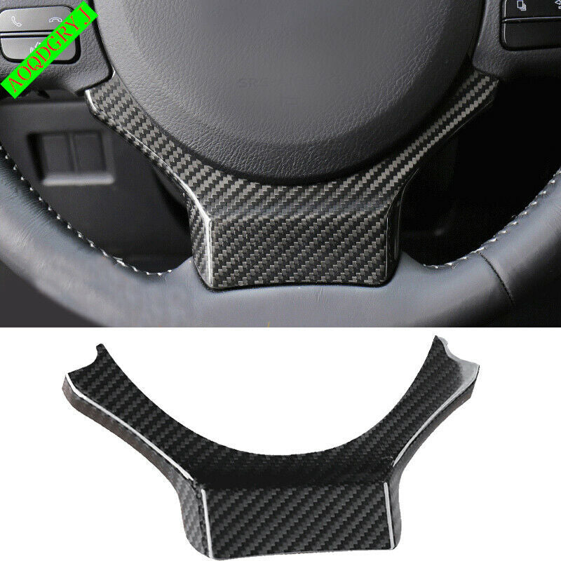 Real Carbon Fiber Steering Wheel Moulding Trim for LEXUS NX200t 300h 2015-2021