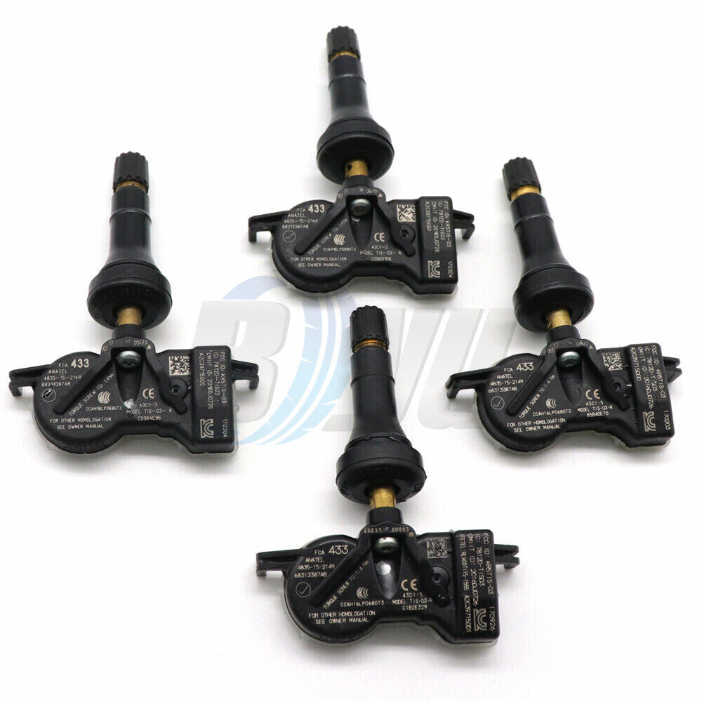 68313387AB new 4-Piece Version TPMS Tire Pressure Sensor for Chrysler , for Dodge , for Jeep , and US