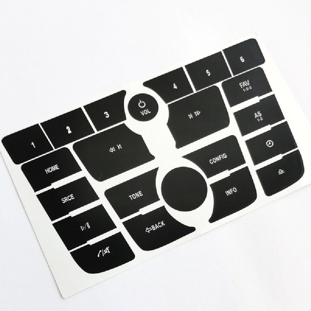 1 x CD Radio Audio Button Repair Stickers for Buick Verano / Encore 2012-2015