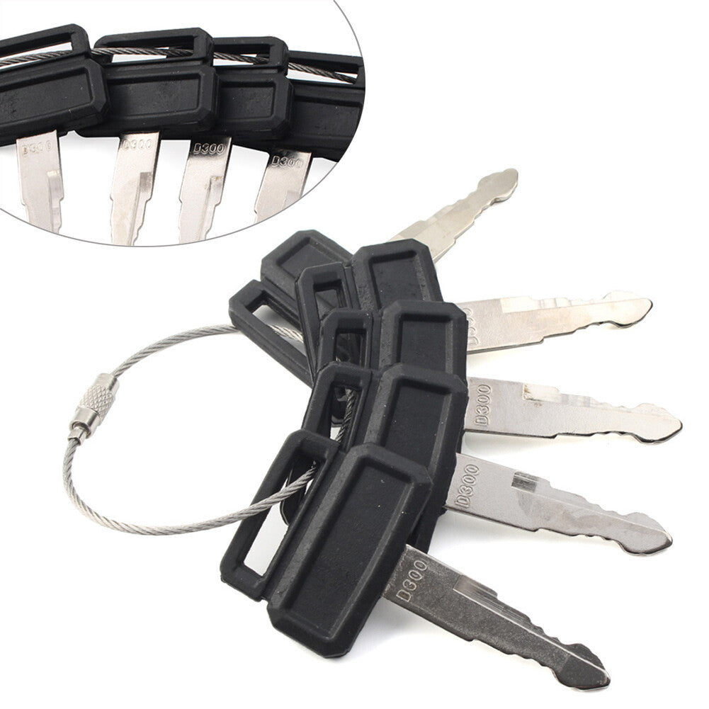 5PCS Key Metal Excavator Heavy Equipment 2172-00218 for DOOSAN D300