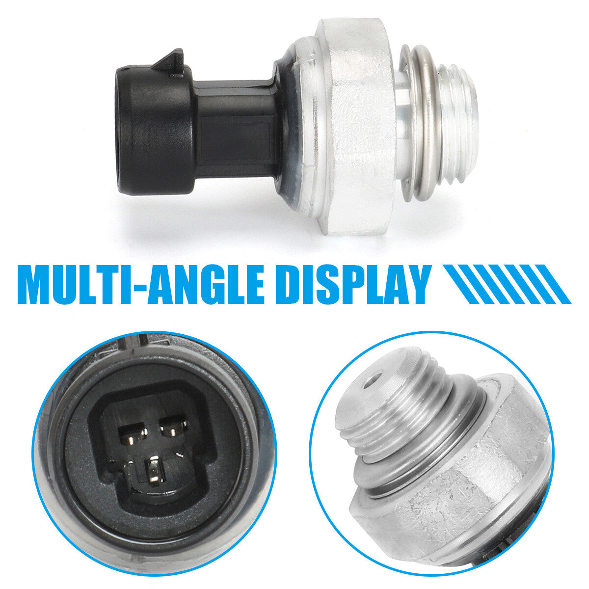 The new engine oil pressure switch transmitter unit is suitable for GM for Chevrolet 5.3L and 6.6L engines. (12677836-)
