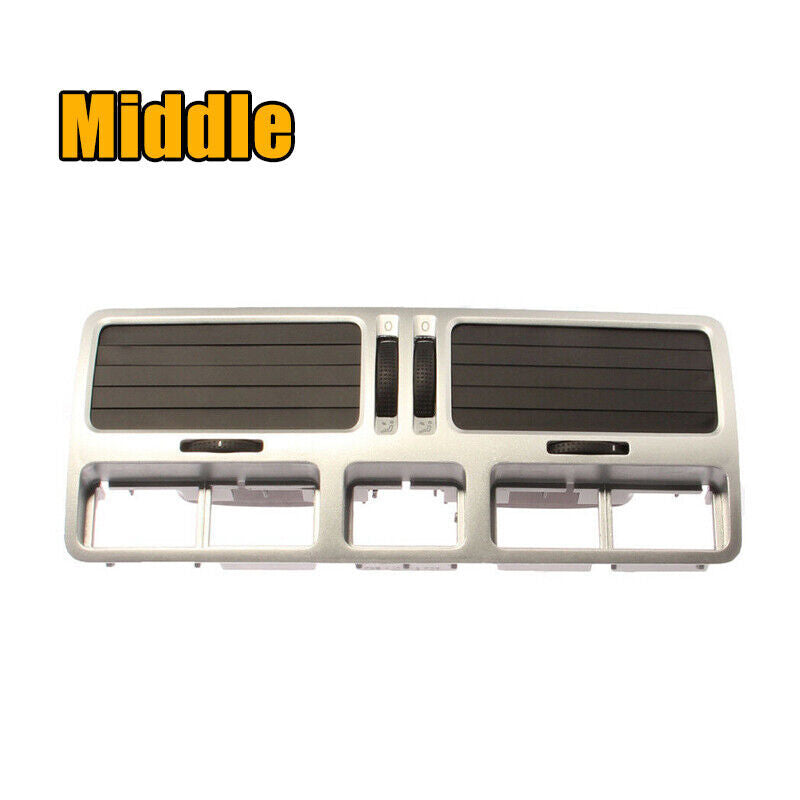 The central silver instrument panel and air vents of the central air conditioning system are suitable for the for Volkswagen for Bora for Golf 4