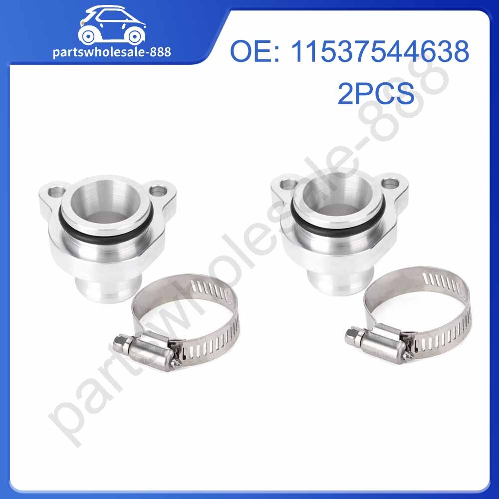 Aluminum Coolant Water Hose Fitting Replacement for BMW 335i 335xi 11537544638
