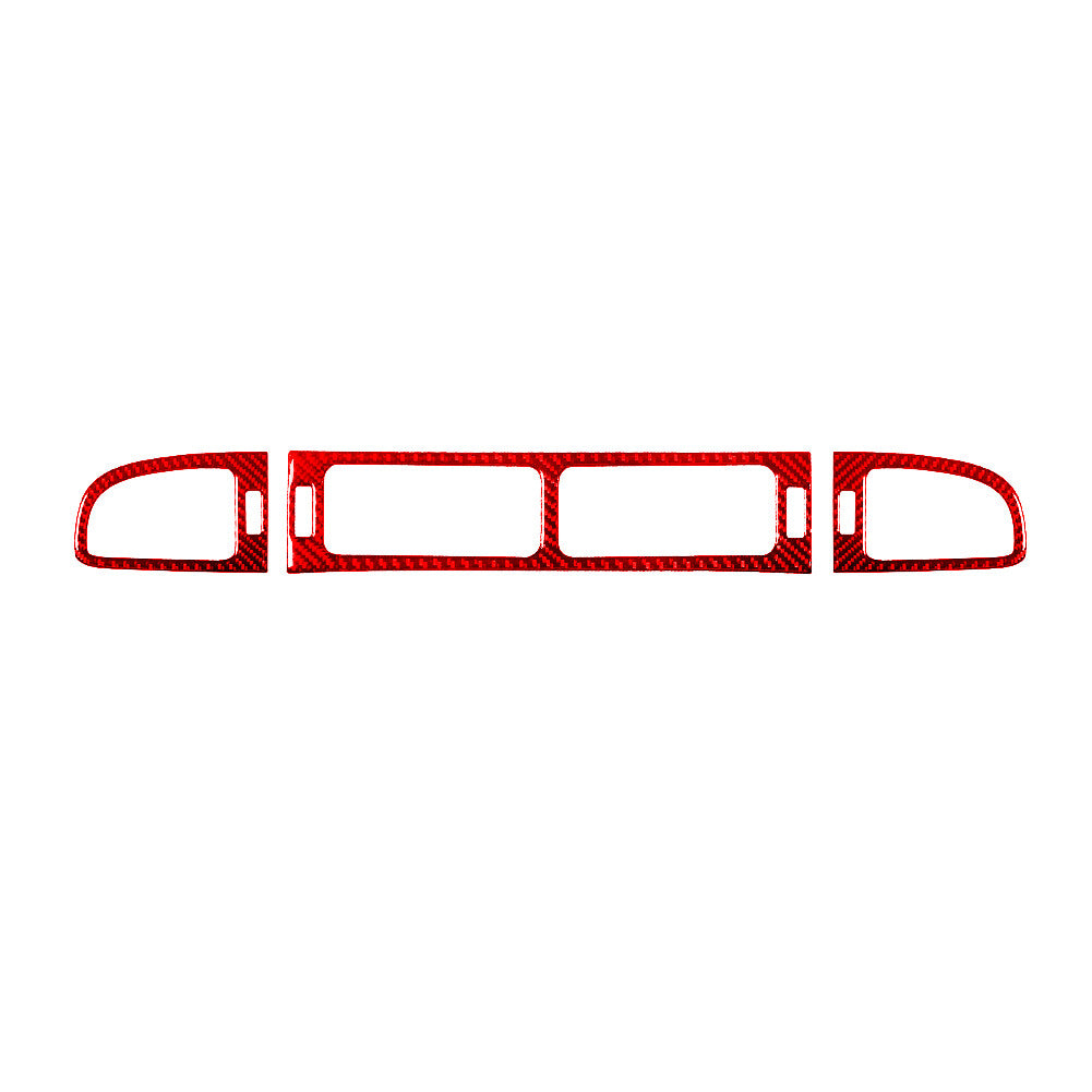 Red Carbon Fiber Interior Full Set Cover Kit For Silverado/Tahoe/ for Sierra 2007-14