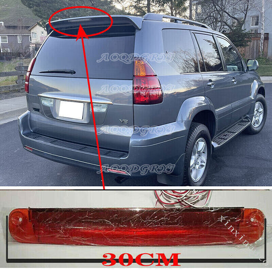1p for Lexus GX470 2003-2009 Red LED Rear Foof Spoiler Tail Lip Brake Light Lamp