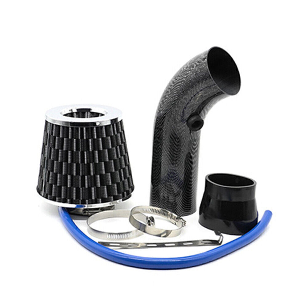 Universal Cold Air Intake Filter Induction Kit Pipe Power Flow Hose System Car
