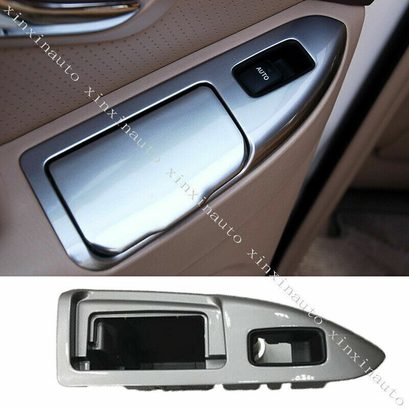 for Toyota Prado LC120 2003-2009 Silver RL Power Window Switch Cover Replace 1x