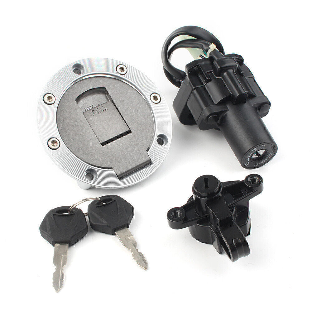 Ignition Switch Gas Cap for Seat Lock Key Set Fit for Yamaha YZF1000R/600R XJR600/400