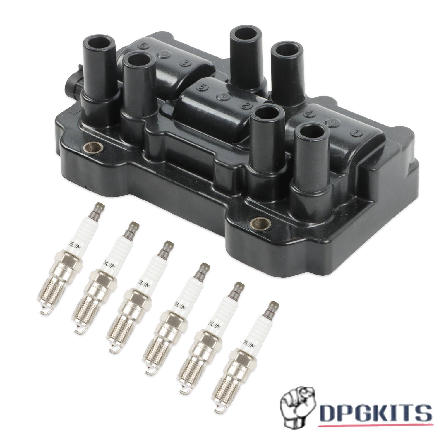 UF434 Ignition Coils + Iridium Spark Plugs for Buick Lucerne for Chevrolet Equinox