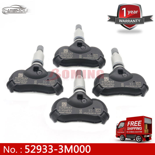 4-pack 52933-3M000 TPMS tire pressure monitoring sensor 433MHz for Kia Sportage