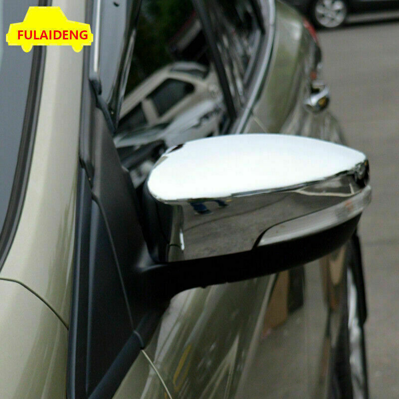 for Ford Kuga Escape 2013-2019 Chrome Outer Rearview Side Door Mirror Cover Trim