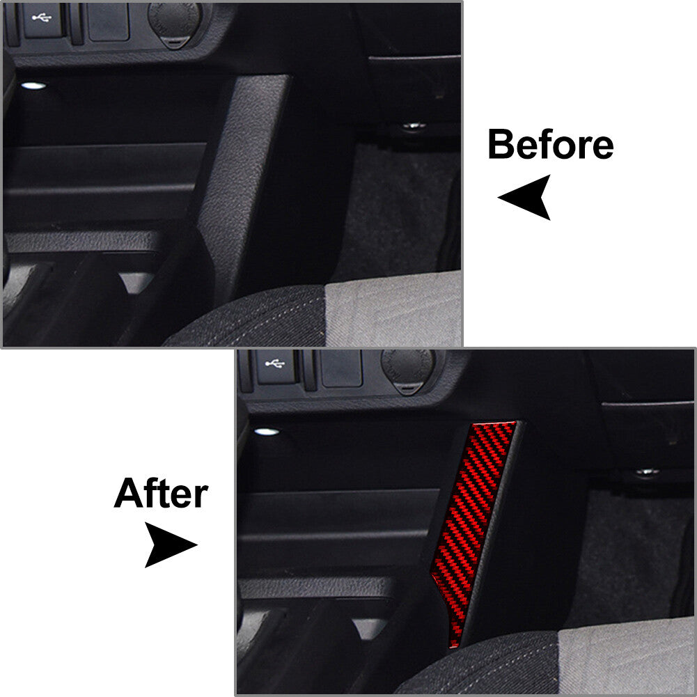 LHD Car Central Console Storage Box Side Trim Cover for Toyota Tacoma 2015-22