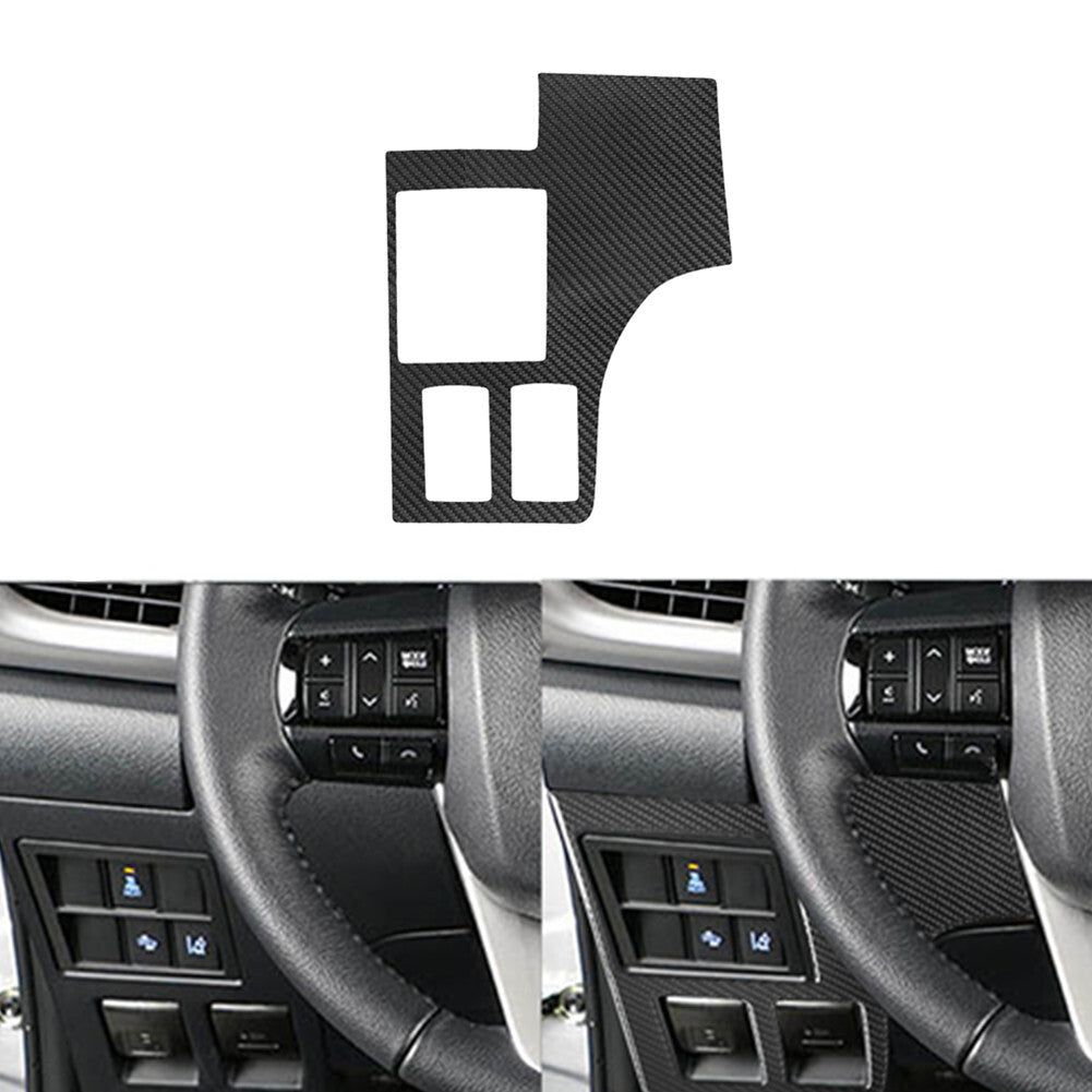 Carbon Fiber Dimming light Switch Frame Cover Trim for Toyota Hilux 2015-2021