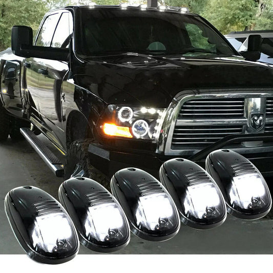 Suitable for Dodge for RAM 1500 2500 3500 5x Smoke Lens Roof Cab Driving Light LED 6000K