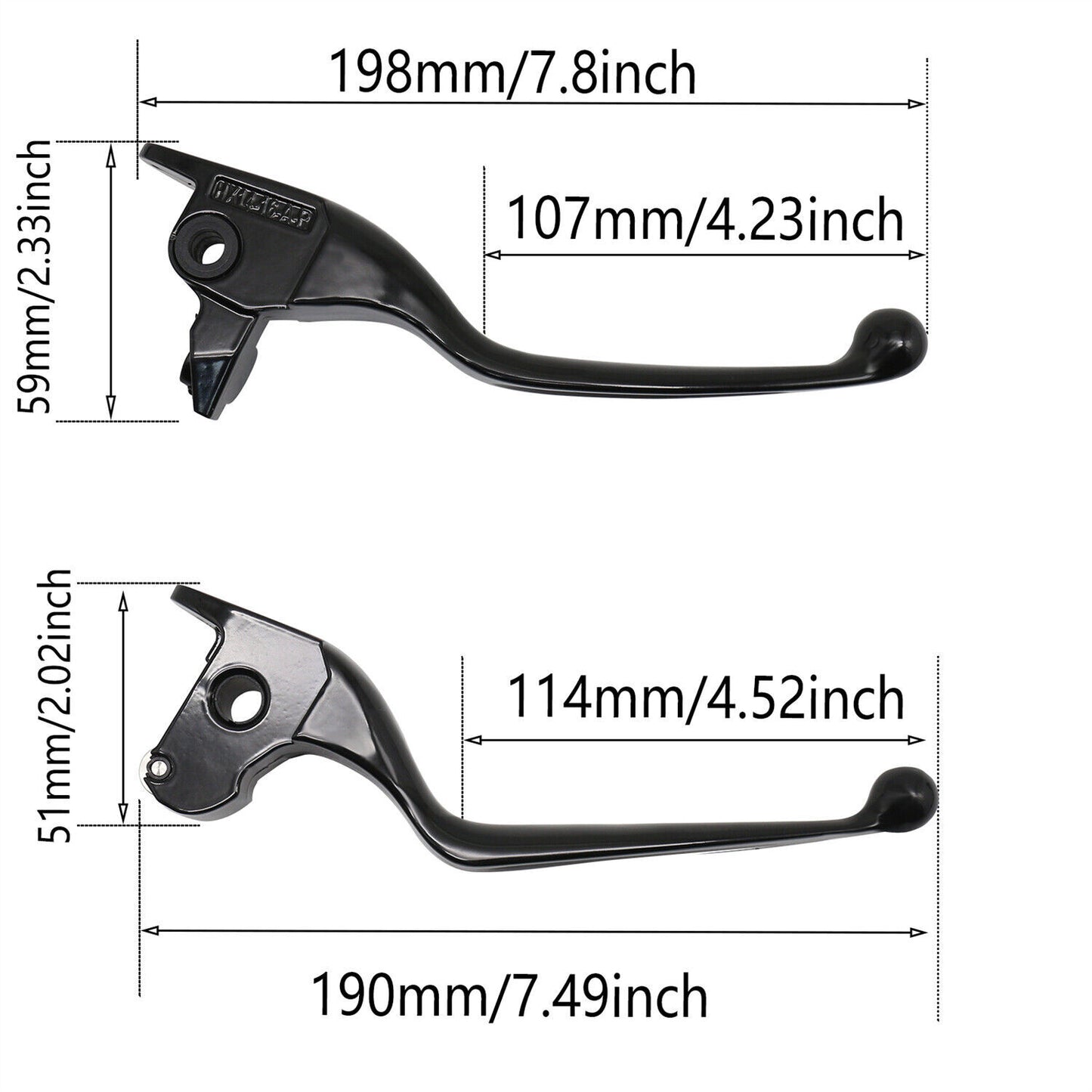 Motorcycle Black Brake Clutch Levers Fit for Harley Touring Electra Street Glide