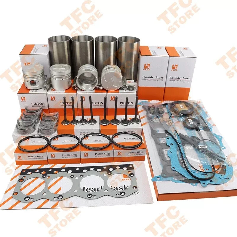 C240 for Isuzu Engine Overhaul Rebuild Kit Piston Ring Cylinder Liner Gasket kit