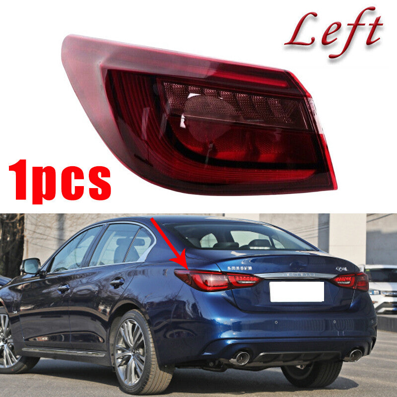 Left LED Outer Tail Light Assembly Brake Light for Infiniti Q50 Q50L 2018-2021