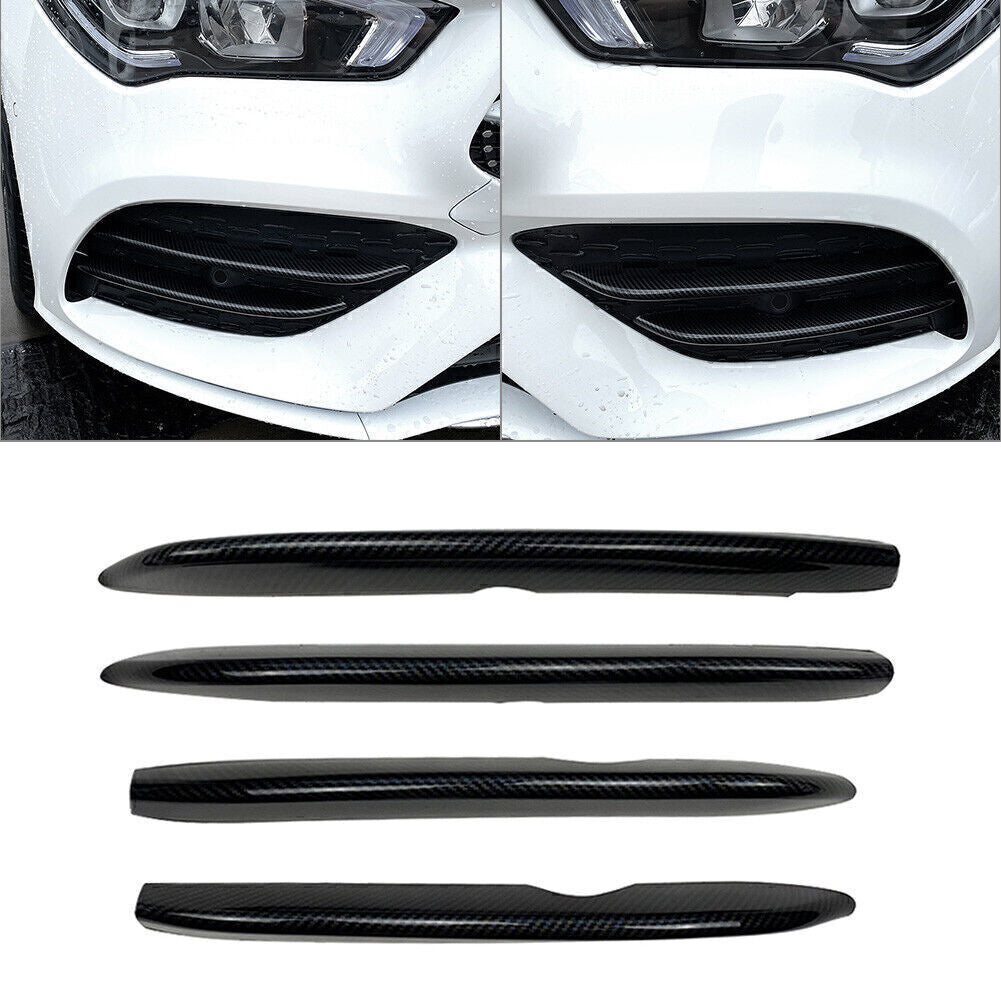 Front Fog Light Decorative Cover Trim Carbon for Mercedes-Benz CLA C118 2020+