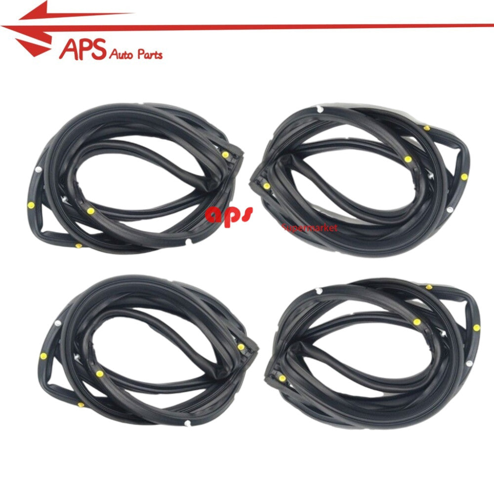 Suitable for 2003-2007 for Honda Accord door weatherstrip 4-piece Slence open-end washer on the door