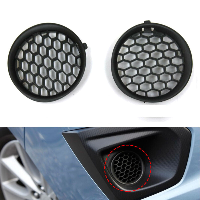 1 Pair Black Front Bumper Fog Light Cover Grilles for Subaru Impreza 2008-2014