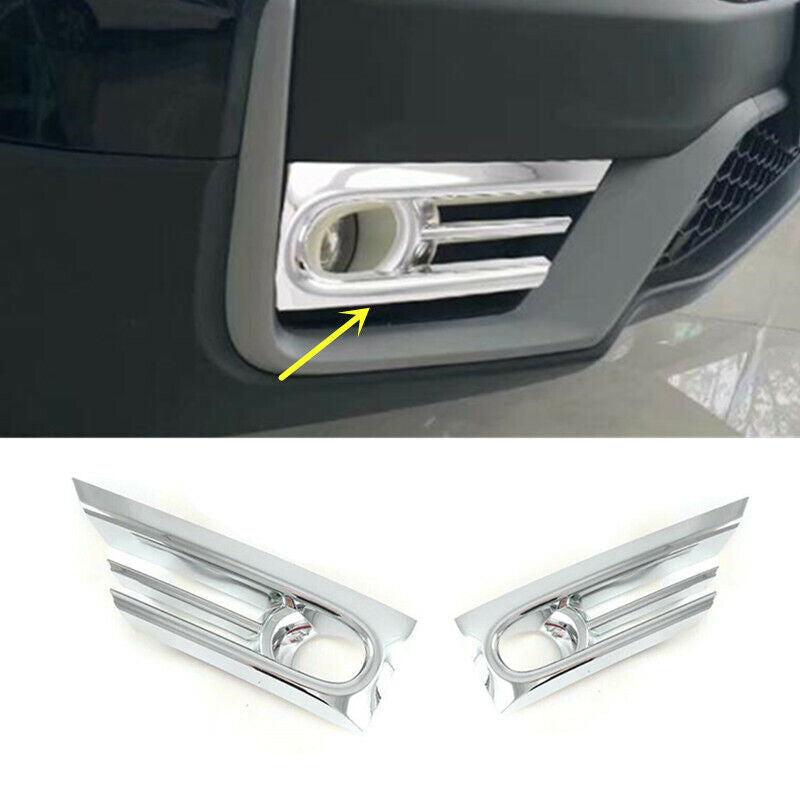 for Honda CR-V CRV 2020-2022 2PCS Chrome Front Fog Lamp Bumper Light Cover Trim